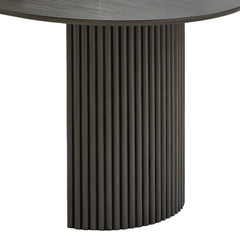Valencia Gray 80" 7-Piece Oval Dining Set with Barrel Chairs