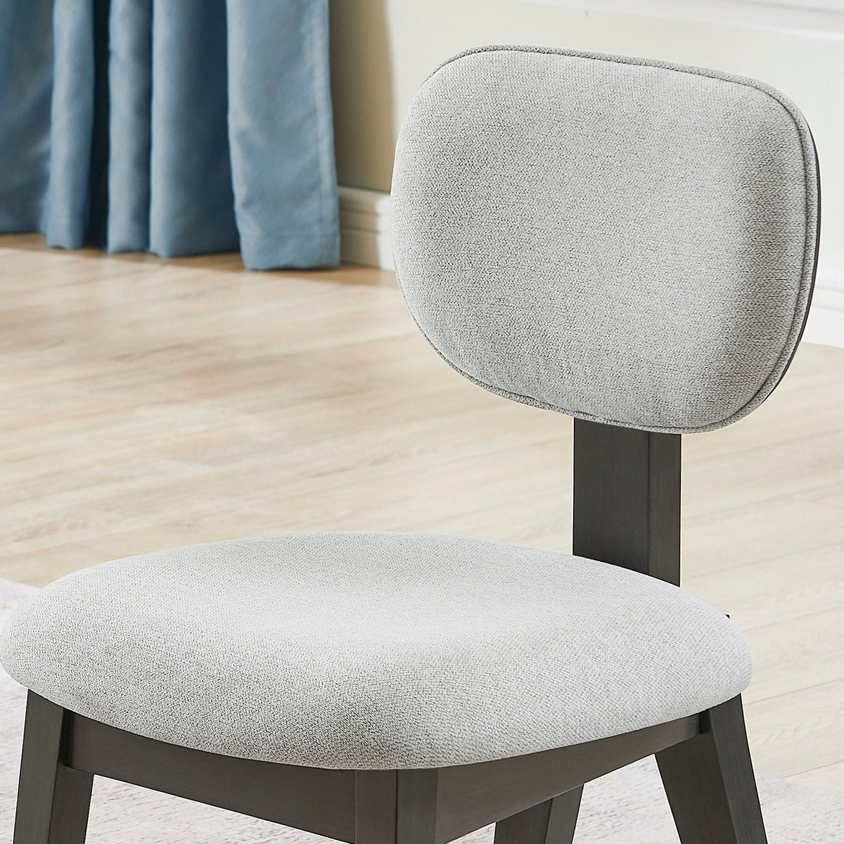 Valencia Gray 19"W Fabric Dining Chair (Set of 2)