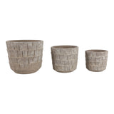 Houstonhaven Gray/Ivory Planters (Set of 3)