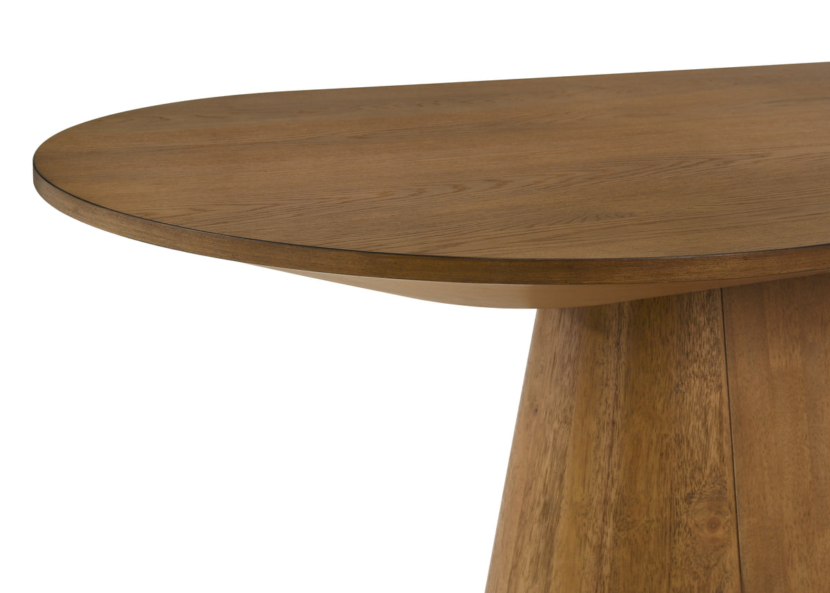 Andrew Walnut 88" Oval Dining Table