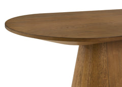 Andrew Walnut 88" Oval Dining Table