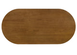 Andrew Walnut 88" 9-Piece Oval Dining Set