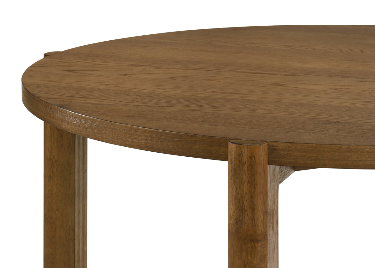 Andrew Walnut 47" Round Dining Table