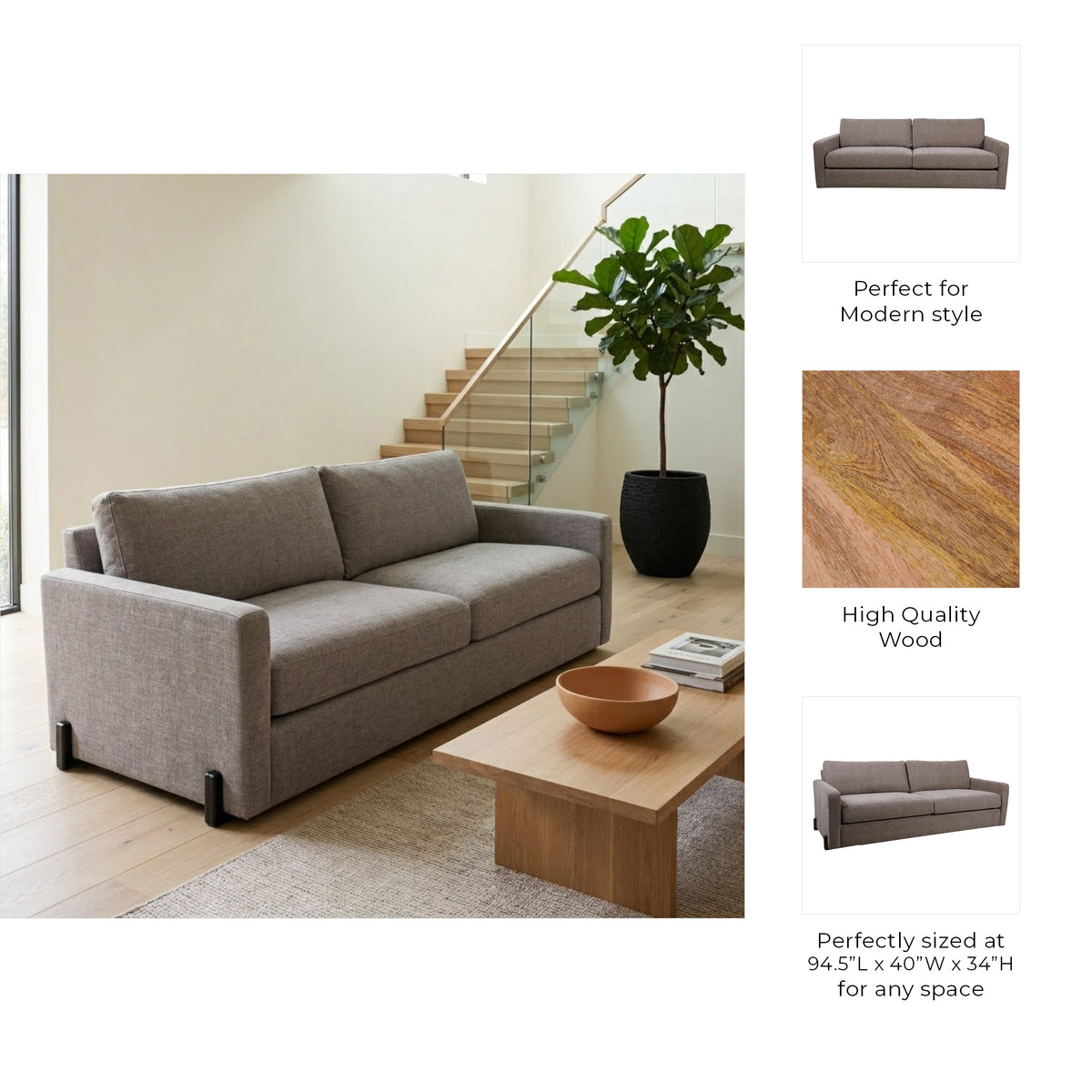 Erinway Brown/Tan Sofa