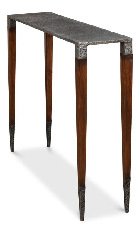 Burnford Grey Console Table