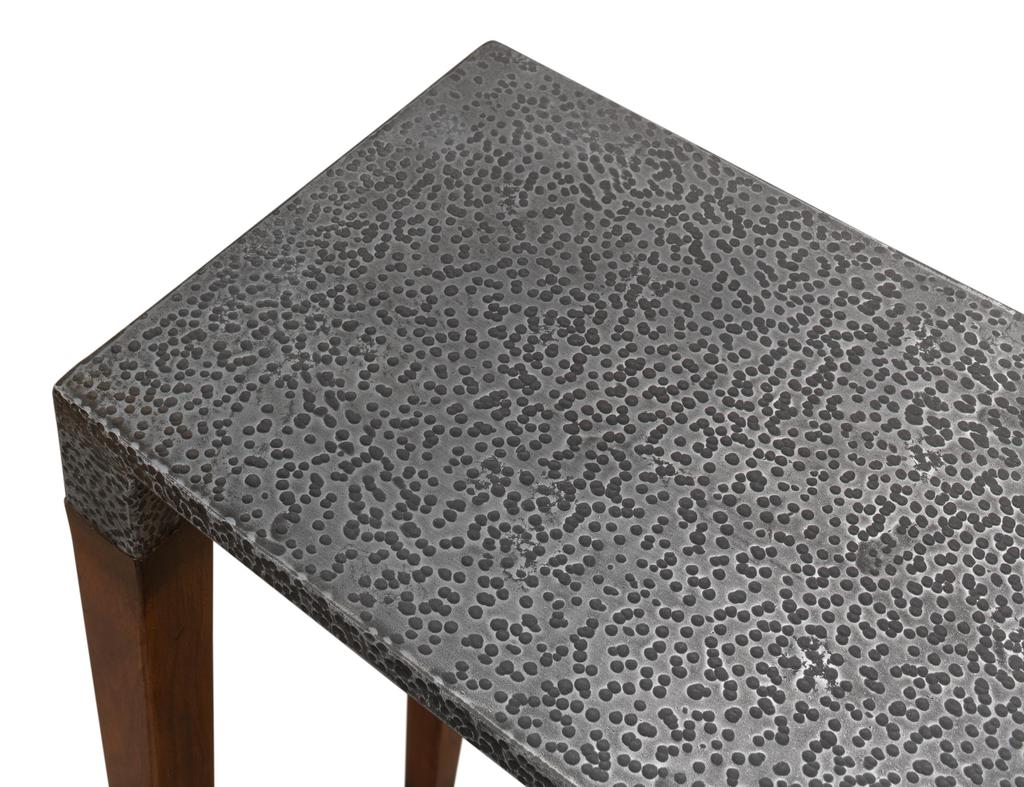 Burnford Grey Console Table