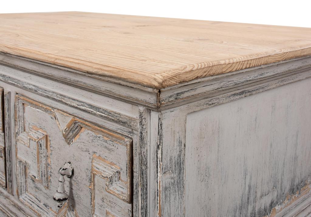 Base And Crown White Coffee Table