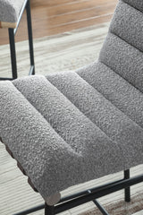 Lahni Gray 18"W Boucle Fabric Counter Height Chair