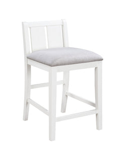Graham White 36" 3-Piece Counter Height Dining Set