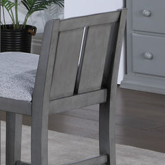 Graham Gray 20"W Fabric Counter Height Chair (Set of 2)