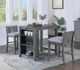 Graham Gray 36" 3-Piece Counter Height Dining Set