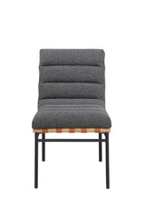Valencia Gray/Dark Gray 80" 7-Piece Oval Dining Set