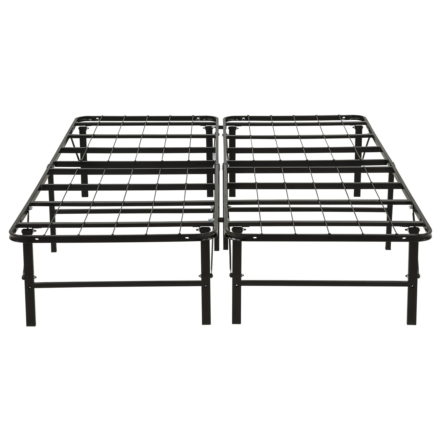 Kramer Black Full Folding Metal Platform Bed Frame