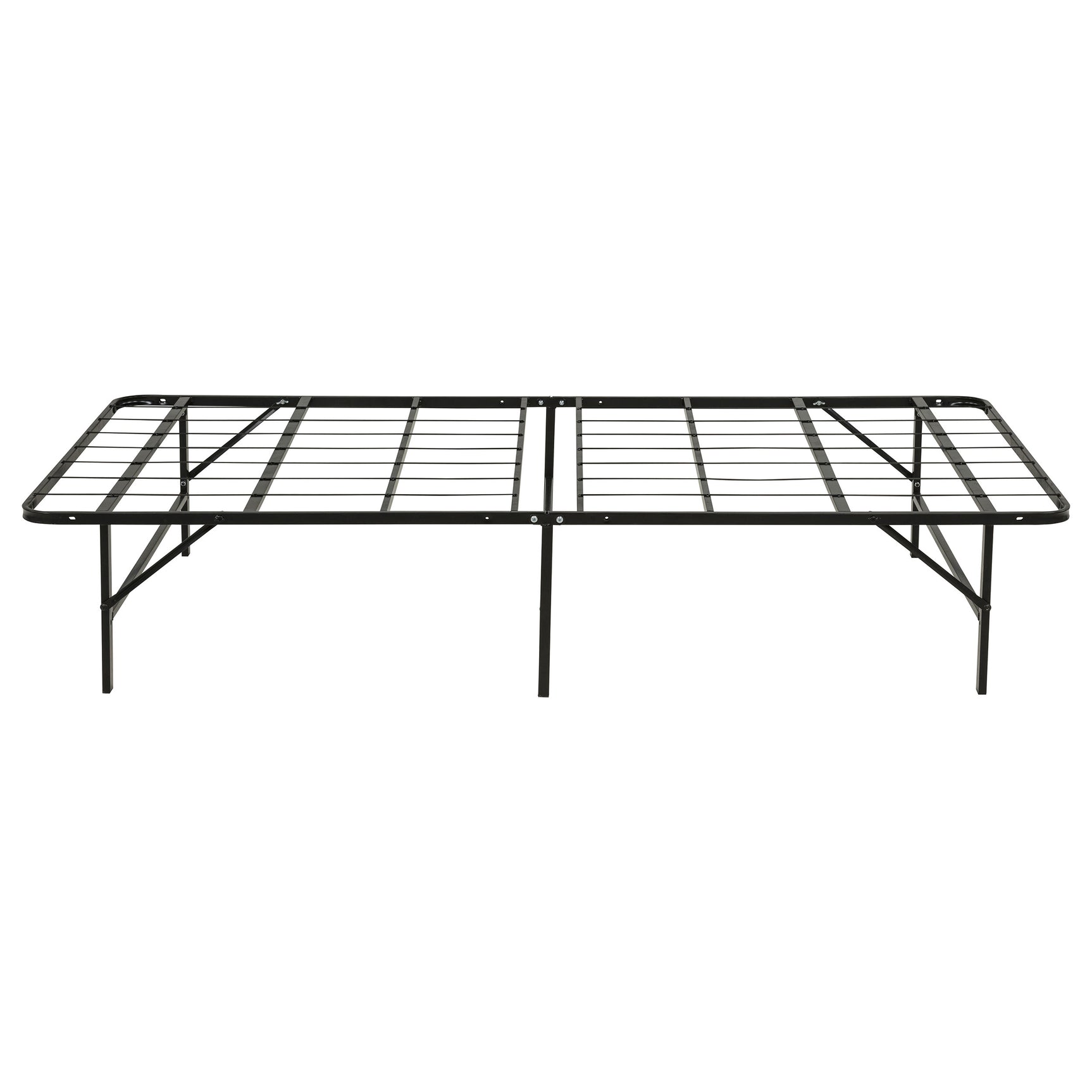 Kramer Black Twin Folding Metal Platform Bed Frame