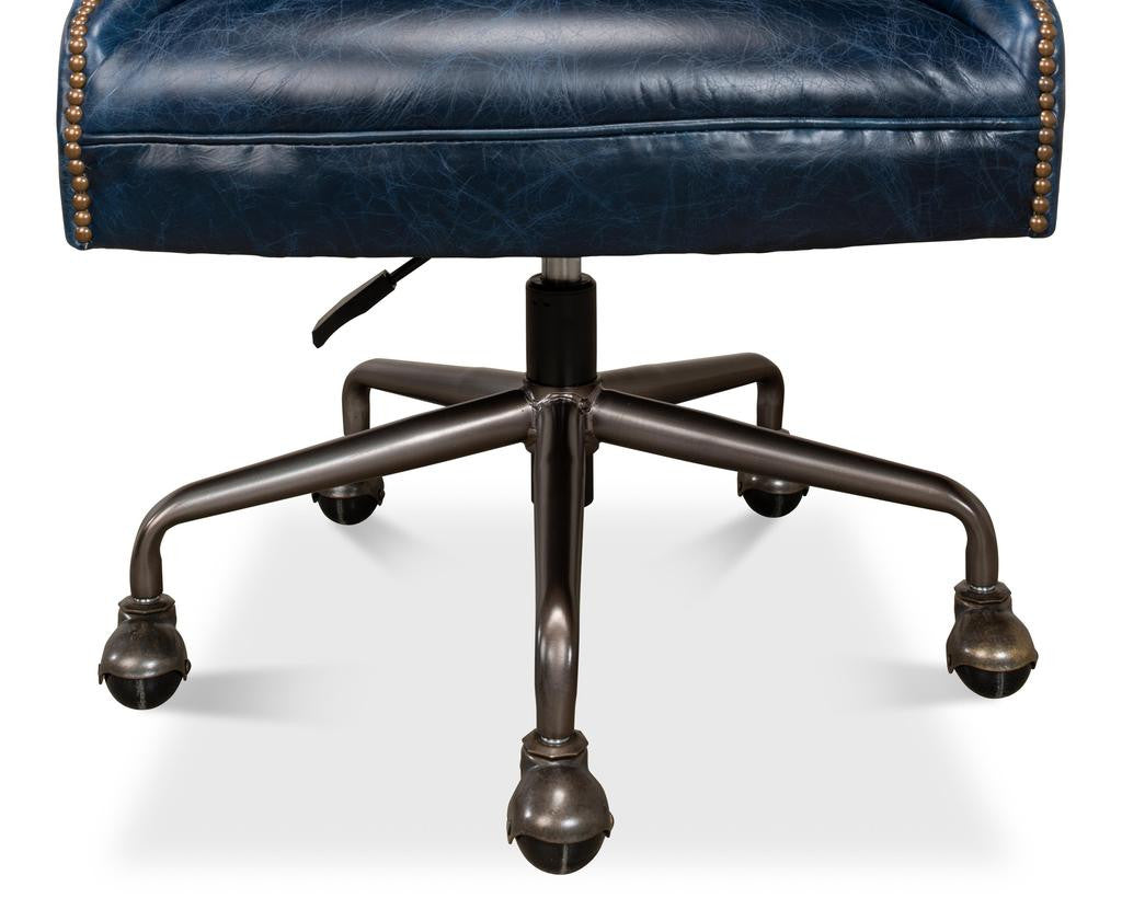 Andrew Jackson Blue Desk Chair