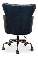 Andrew Jackson Blue Desk Chair