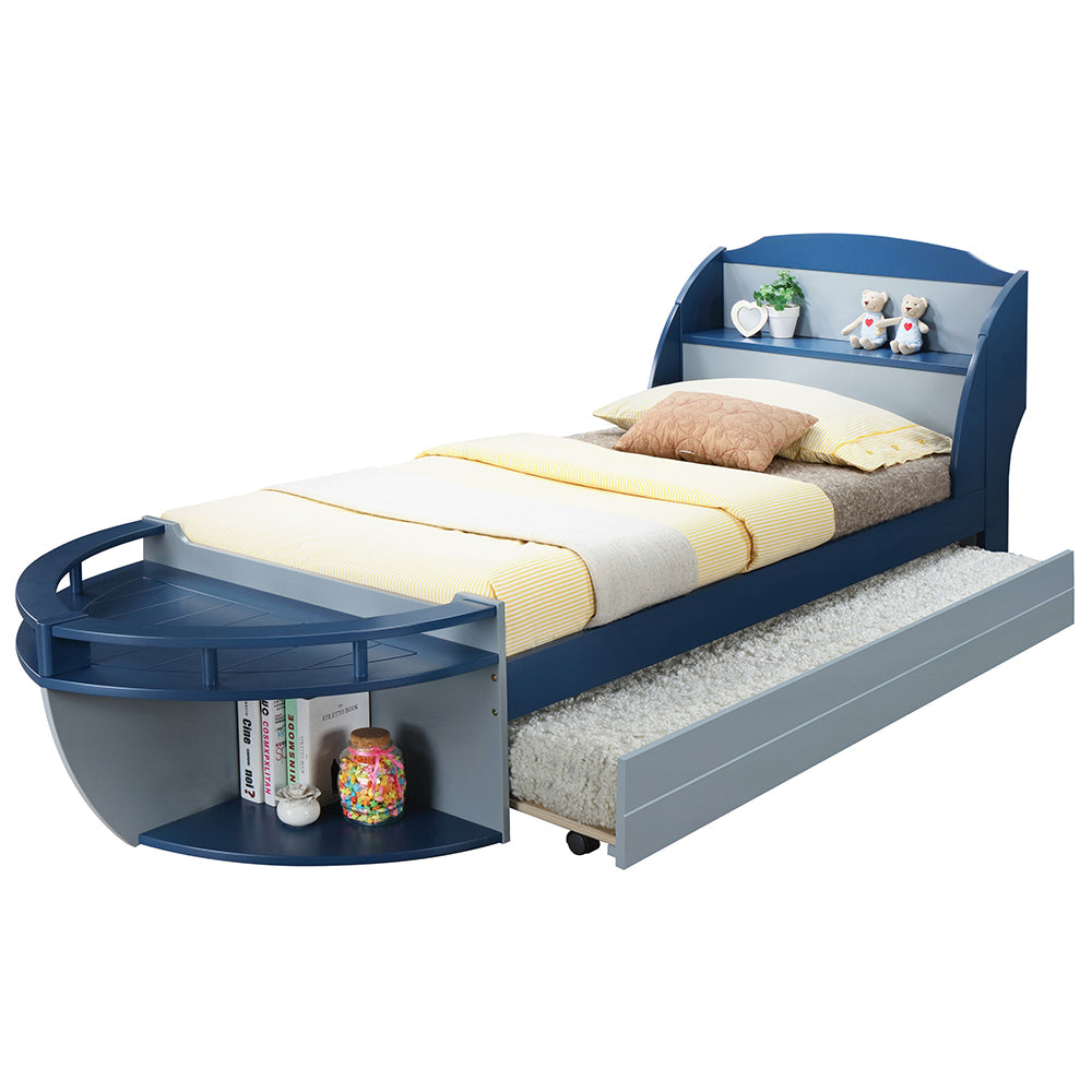 Neptune II Gray Trundle (Twin)-Optional