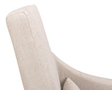 Boyce Beige Skirted Arm Chair