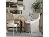 Boyce Beige Skirted Arm Chair