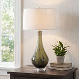 Marist Green/White Table Lamp
