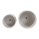 Hobartgate Ivory/White Planters (Set of 2)