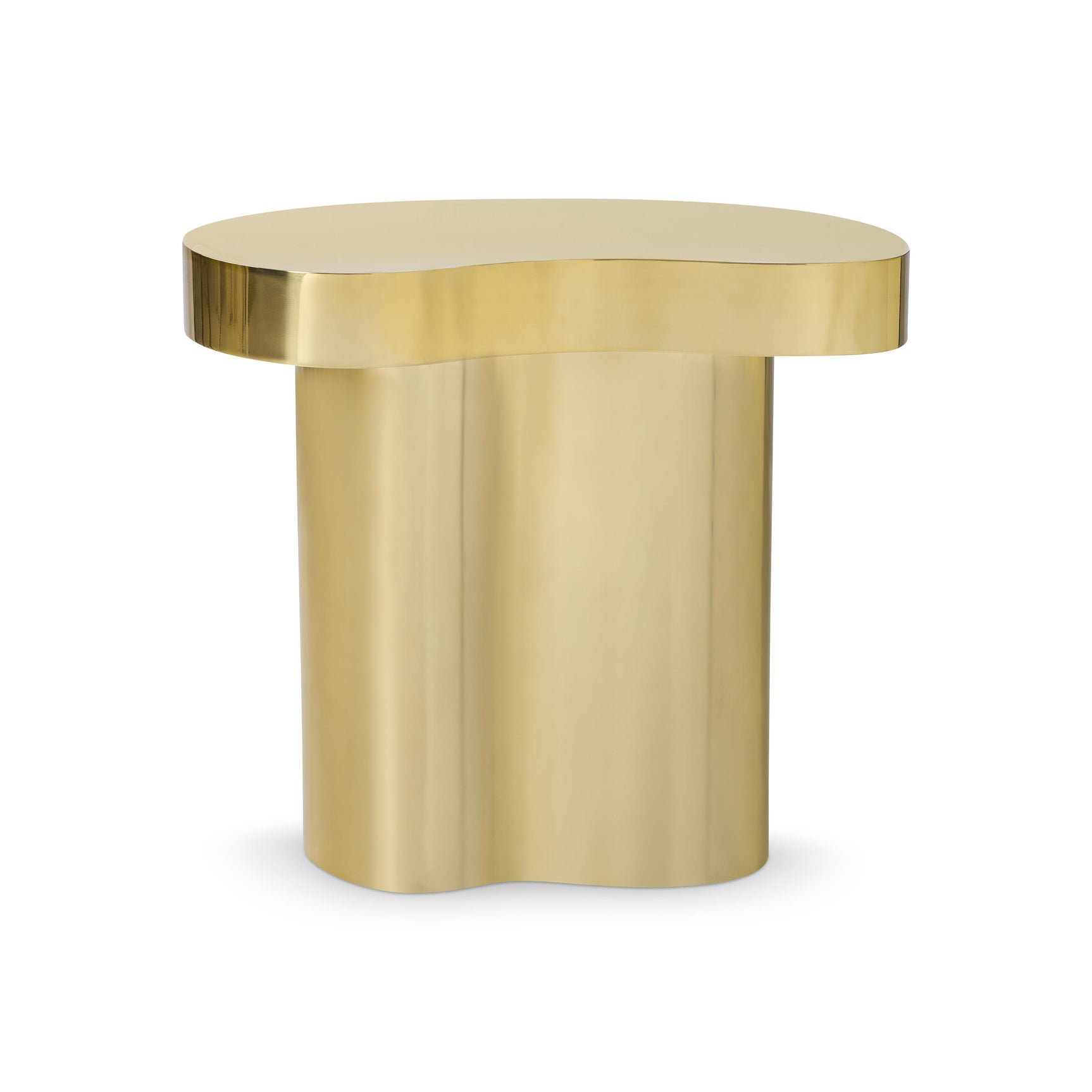 Atico Brass/Gold Side Table