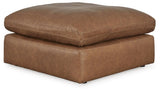 Emilia Caramel 3-Piece Sectional Sofa, 2-Piece Sectional Loveseat and Ottoman