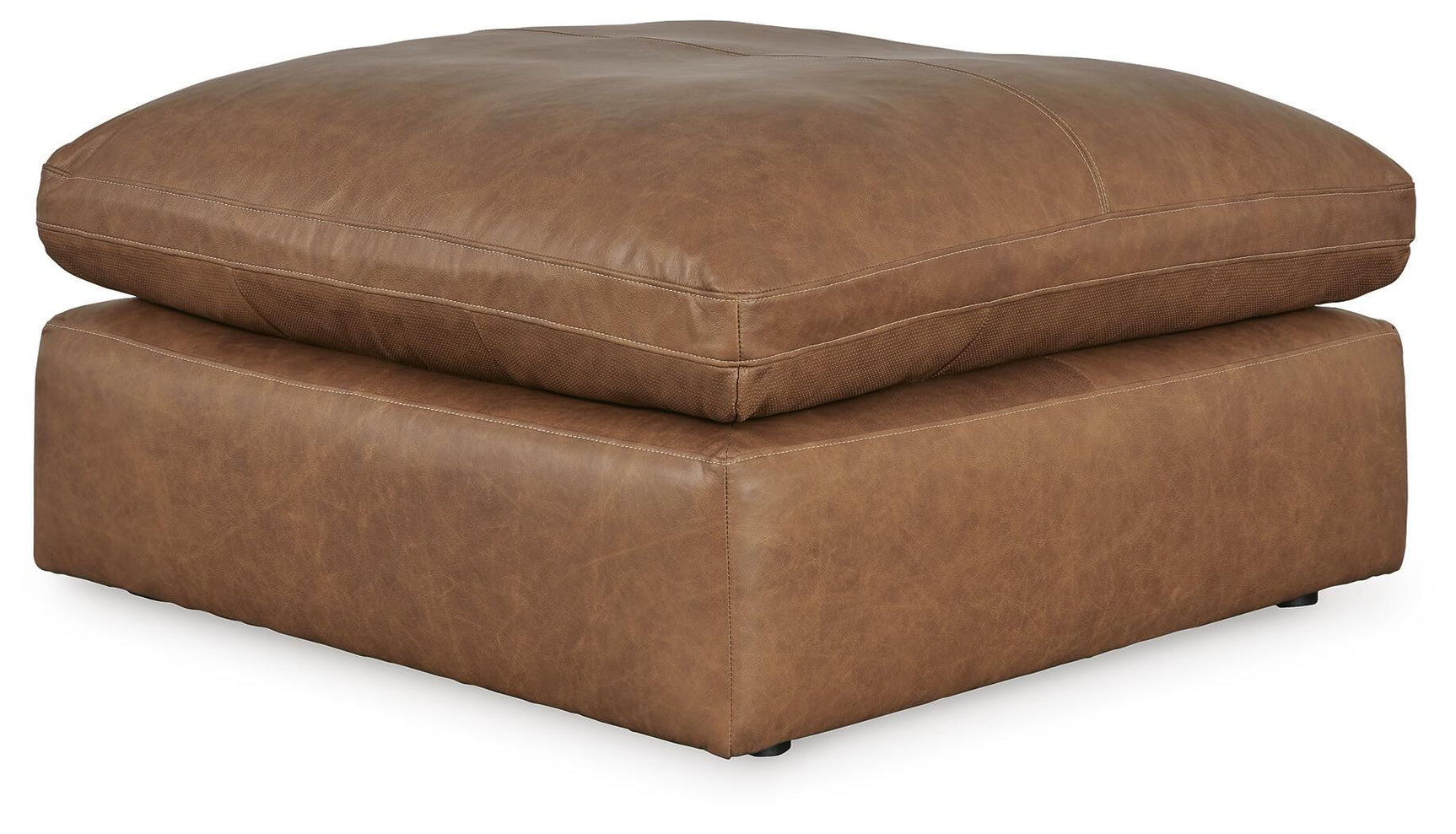 Emilia Caramel 3-Piece Sectional Sofa, 2-Piece Sectional Loveseat and Ottoman