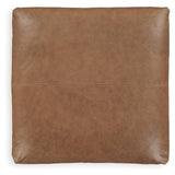 Emilia Caramel 3-Piece Sectional Sofa, 2-Piece Sectional Loveseat and Ottoman