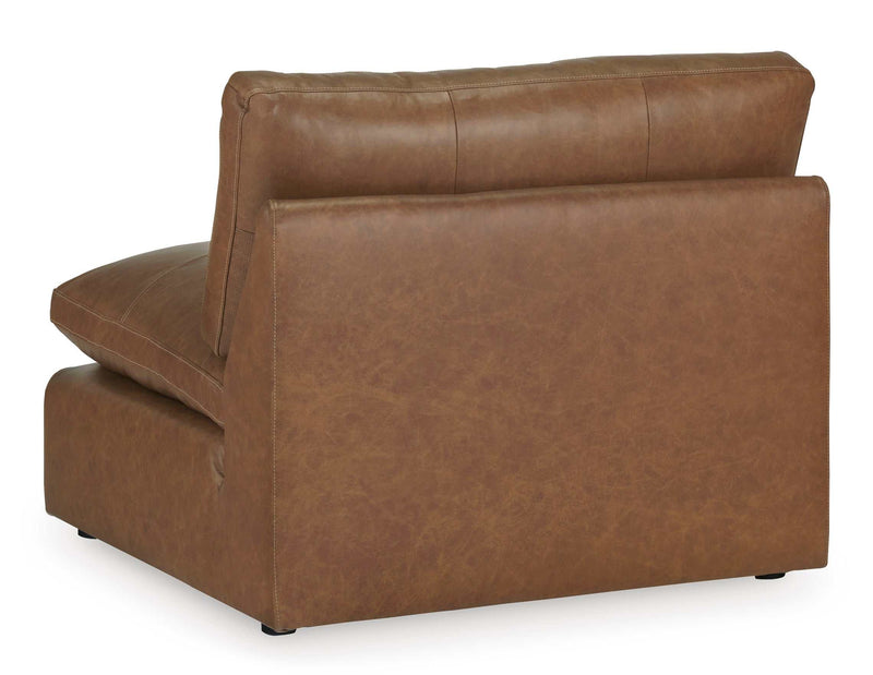 Emilia Caramel Leather 4pc Modular Sectional Sofa - Ornate Home