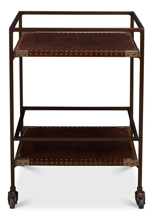 Trolley Brown Side Table