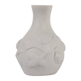 Daulton Ivory Embossed Italia Paper Mache Vase