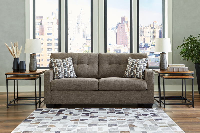 Mahoney Brown Sofa and Chaise - Ornate Home