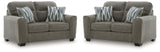 Olten Graphite 2 Loveseats (Online Special Price)