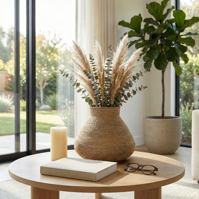 Blocksburg Natural Woven Jute Vase