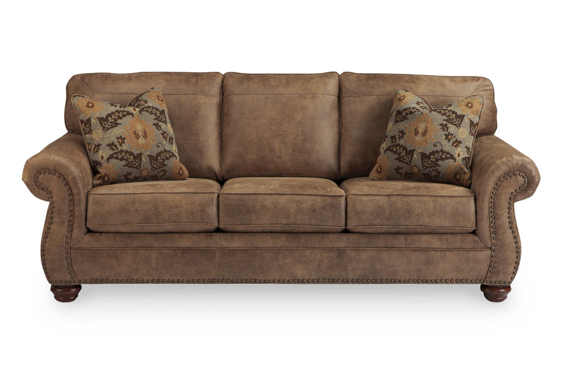 Larkinhurst Earth Faux Leather Queen Sofa Sleeper - Ornate Home