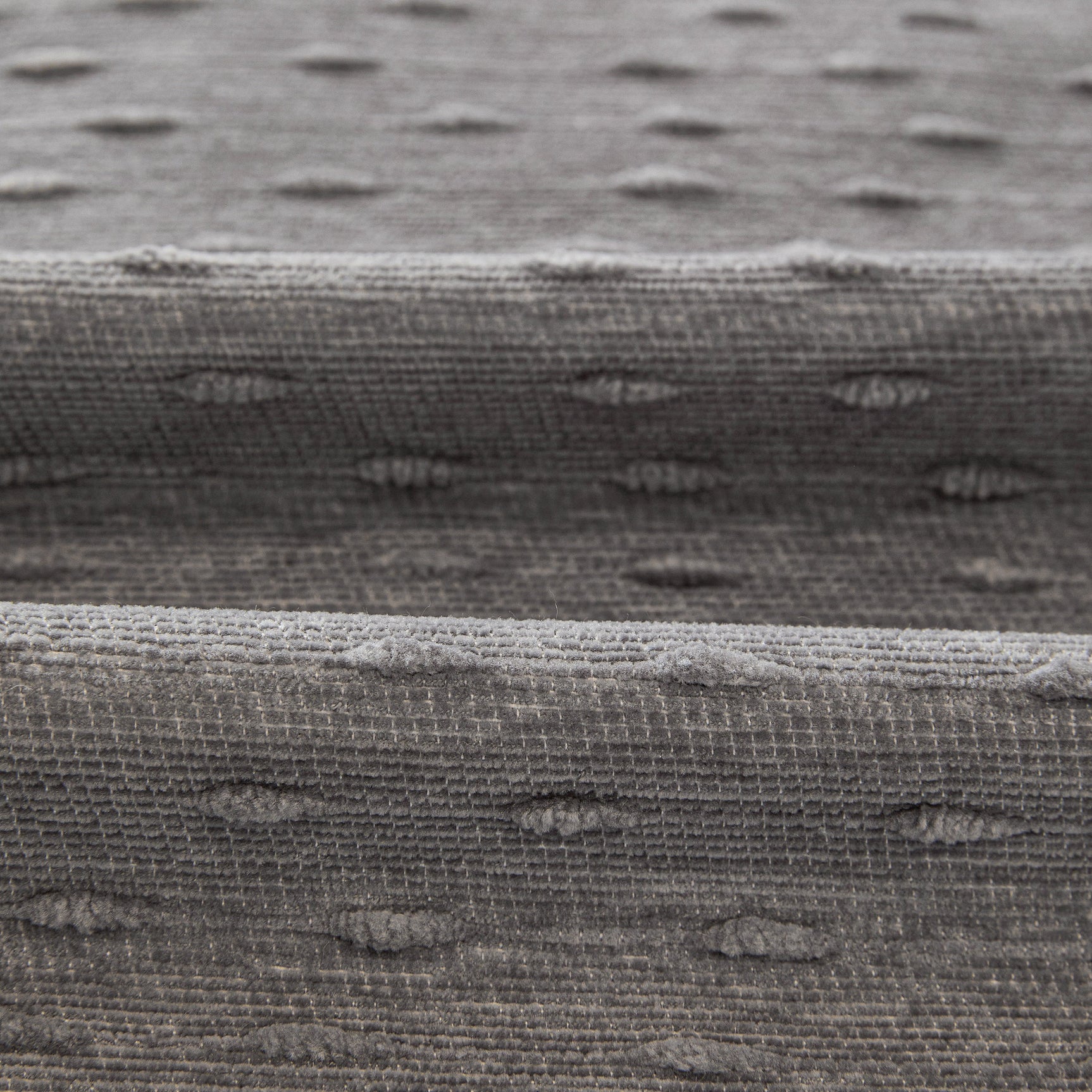 Textured Throw Blanket with 3D Dobby Weave, Minimalist Furniture Protector for Couch