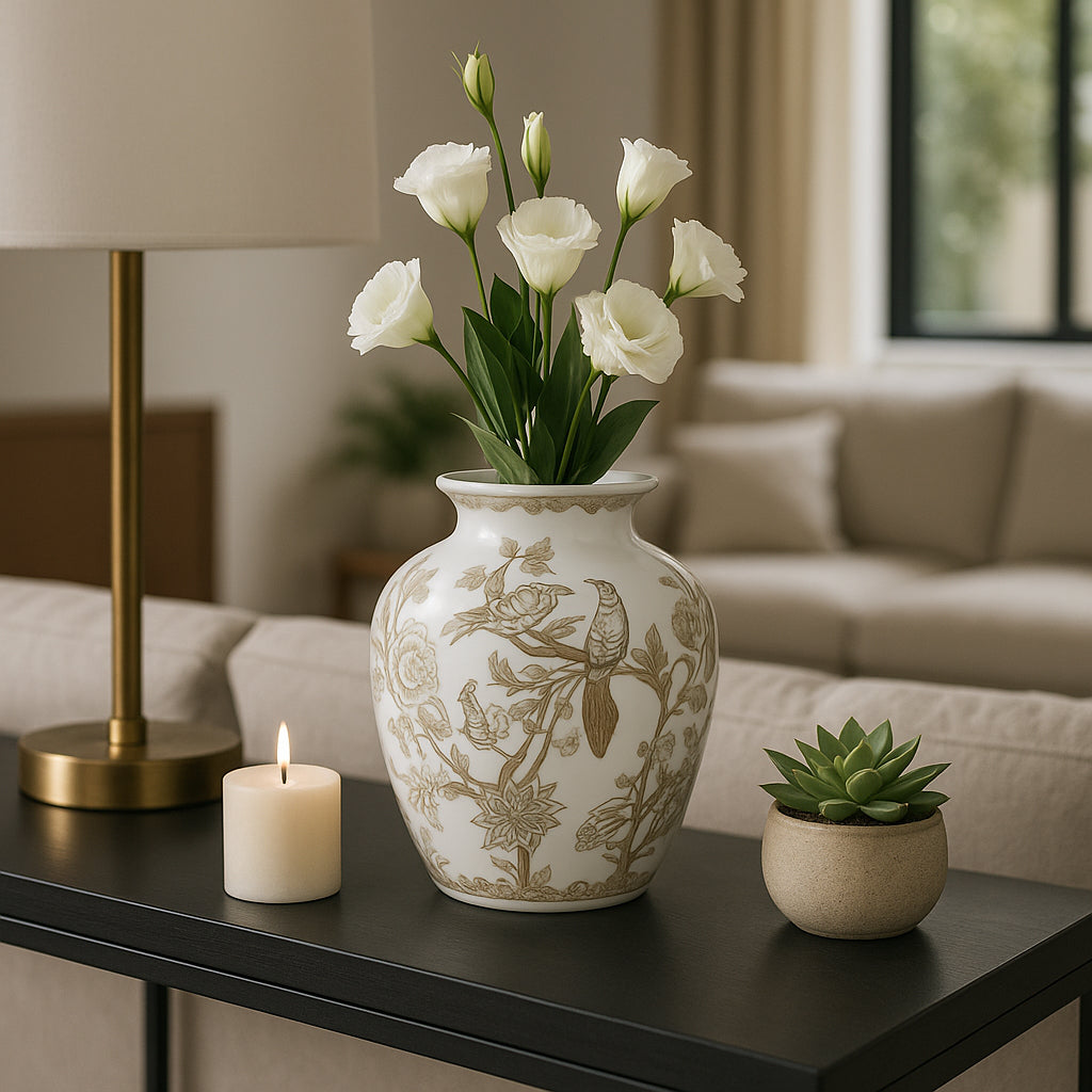 Gortonway Brown/White Chinoiserie