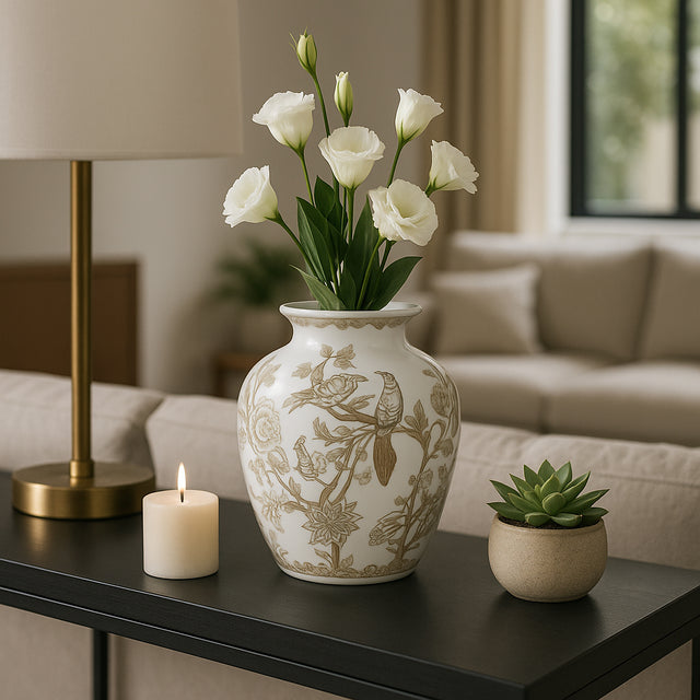 Gortonway Brown/White Chinoiserie