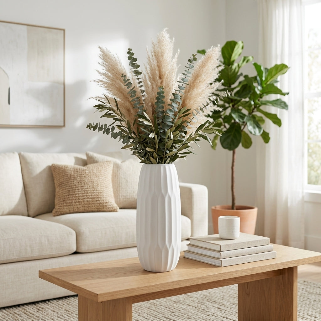 Dougherty White Ceramic Vase