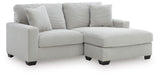 Amesley Smoke Sofa Chaise