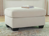 Amesley Ivory Ottoman