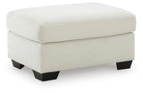 Amesley Ivory Ottoman