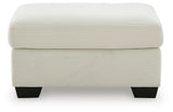 Amesley Ivory Ottoman