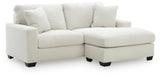 Amesley Ivory Sofa Chaise