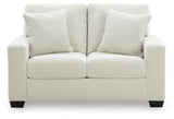 Amesley Ivory Loveseat (Online Special Price)