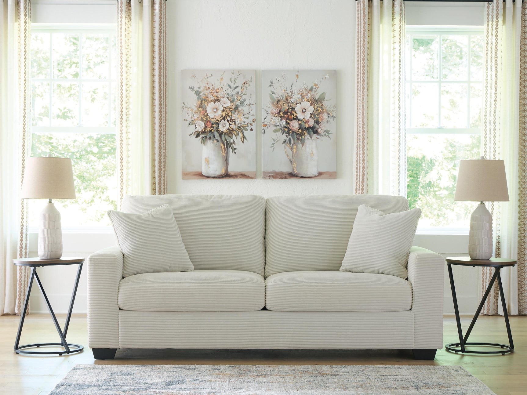 Amesley Ivory Sofa