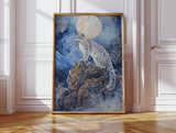 Moonlit Watch of the Snow Leopard