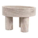 Broganmoor Beige Marble Bowl on 3 Feet