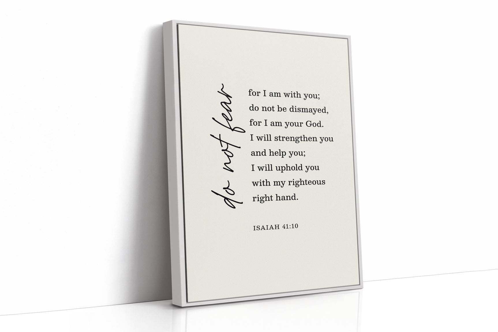 Do Not Fear Isaiah 41 Bible Verse Print